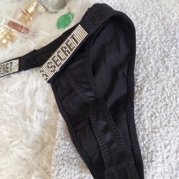 Panties Satin Thong. Women Satin - Picture 2 of 5